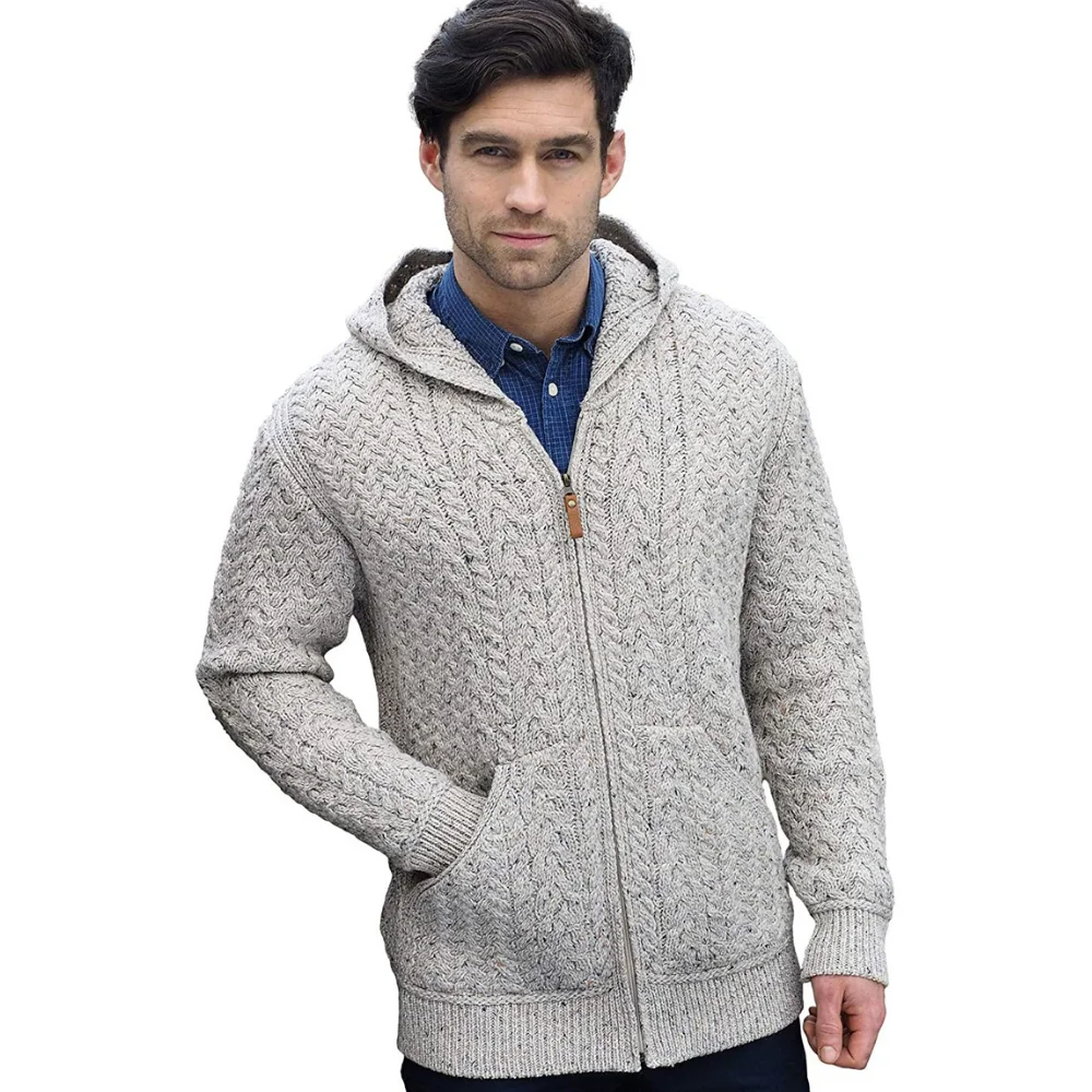 Made To Order 2024 Mens Oversized Casual Knitwear Custom Colors Cotton Ribbed Sweater High Quality Cheap Cost Made In Bangladesh