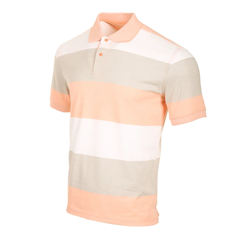 
Wholesale Attractive Custom Printing Mens Polo Shirts Good Quality Striped Polo T-shirt 