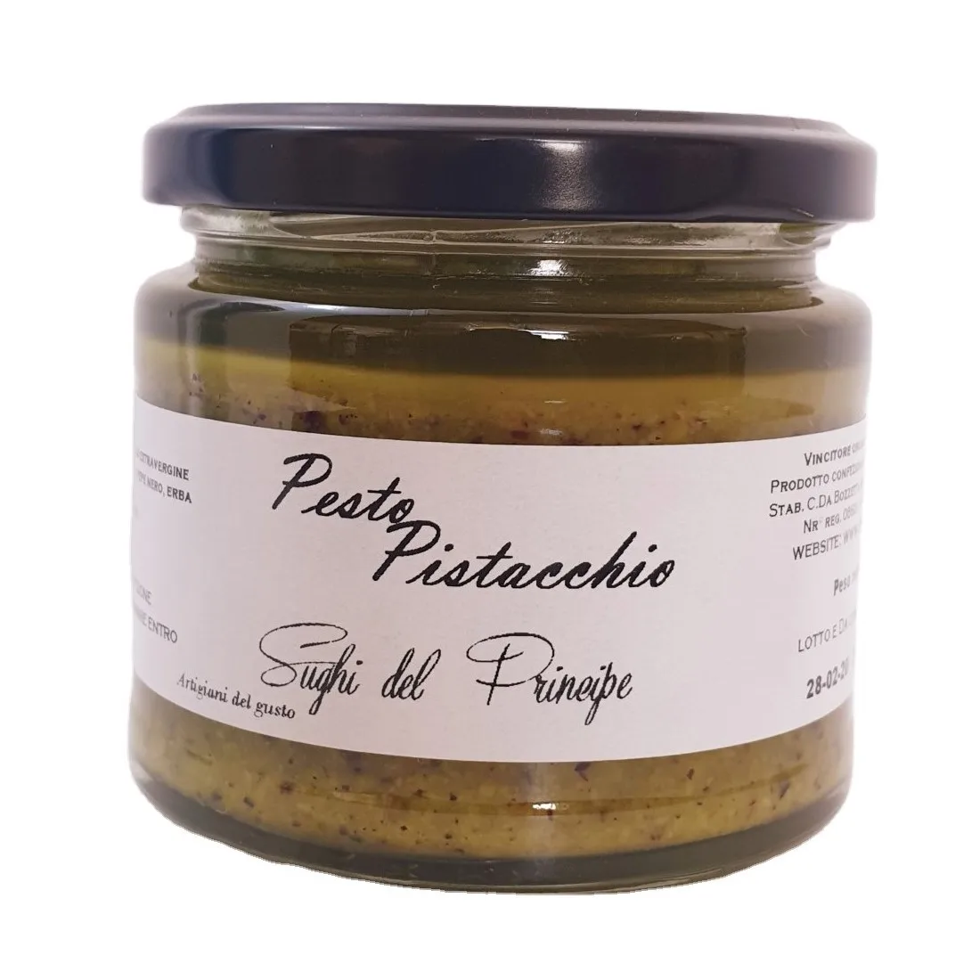 Новинка 2022, рецептурный соус, писташки, Песто с фисташками и специями, Экстра девственное оливковое масло, Сделано в Италии