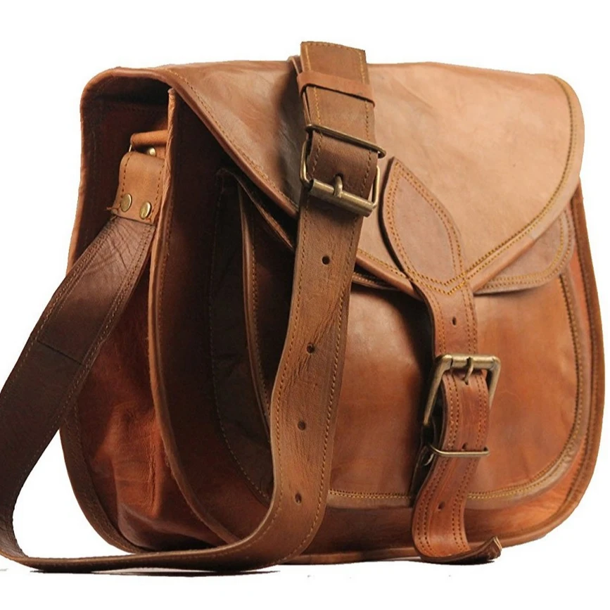 Looking for Leather Tote Bag ? Genuine Leather -  Slouchy Crossbody Hobo Shoulder Bag for Women & Girls Easy To Carry & Shop