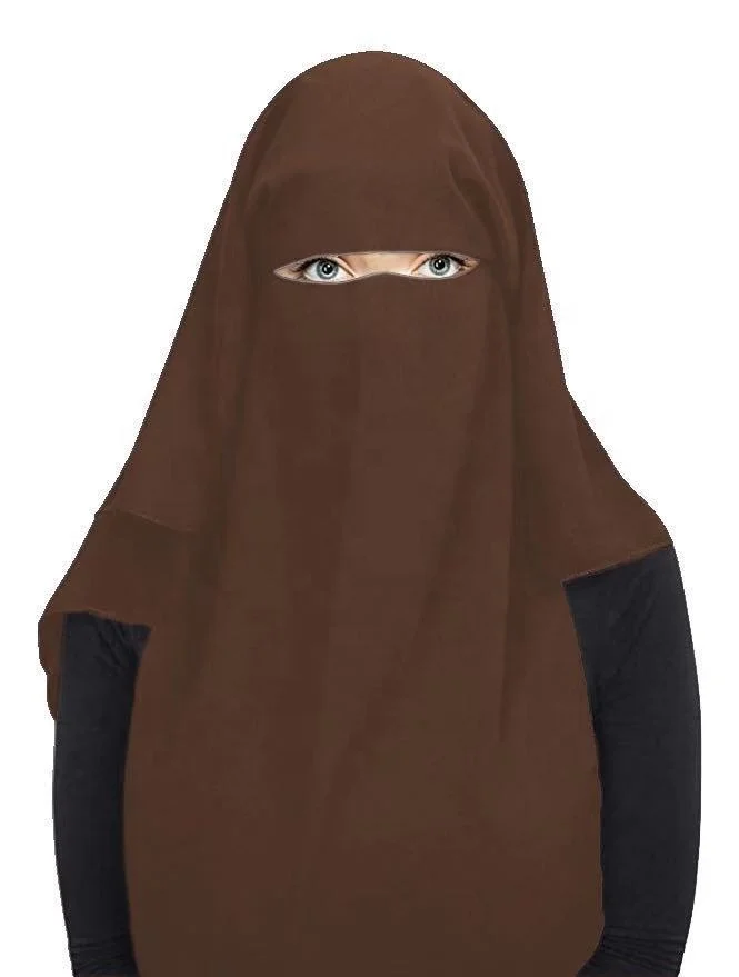Traditionable muslim women hijab niqab hijab conservative head and face covering