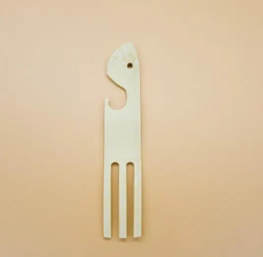 Wholesale Disposable Fruit dessert cake Cocktail Picks Natural Color Bamboo Cocktail Picks eco green 	 bamboo fork and spoon