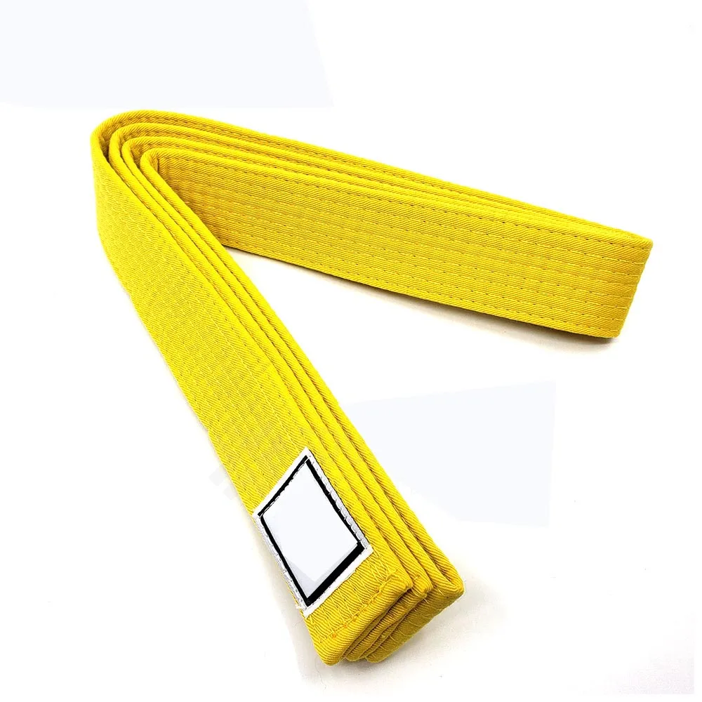 Custom logo High Quality Pearl Weave Fabric Cotton Jiujitsu Belt Bjj Hemp Jiu