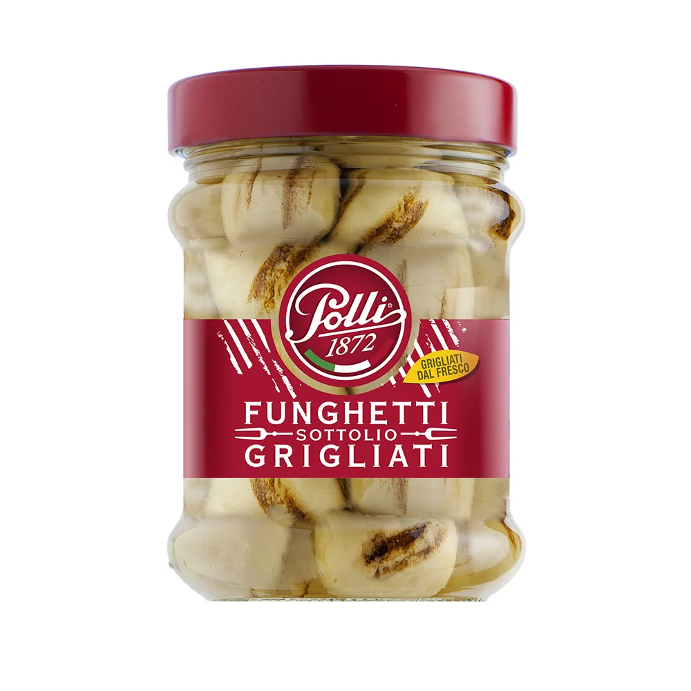 Best quality 285 g mason jar 3 years shelf life grilled sliced champignons mushrooms in oil for sale