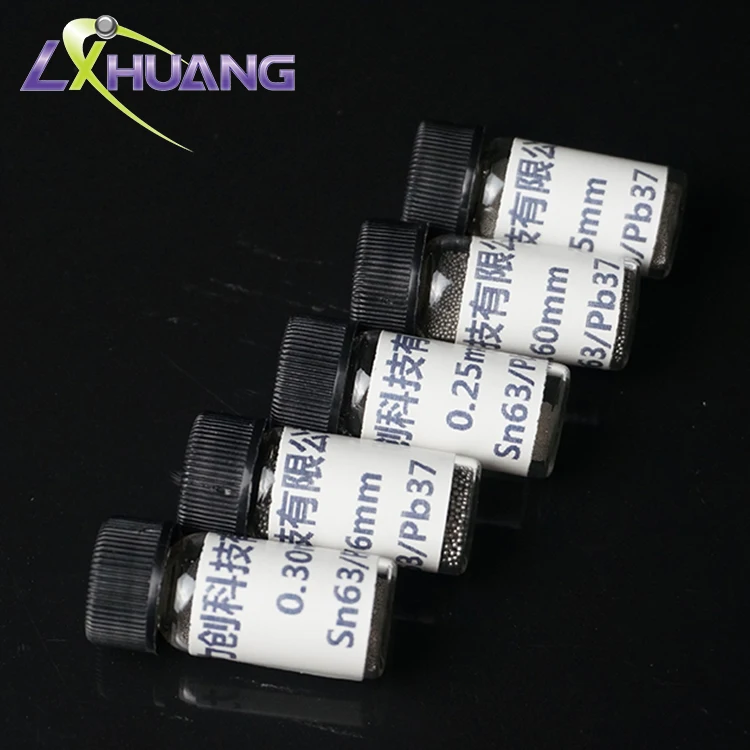 
High Frequency Communications Equipments Bga Solder Ball 63/37 Size For Micro Welding Mobile Phone Using Soldering Ball SAC305 