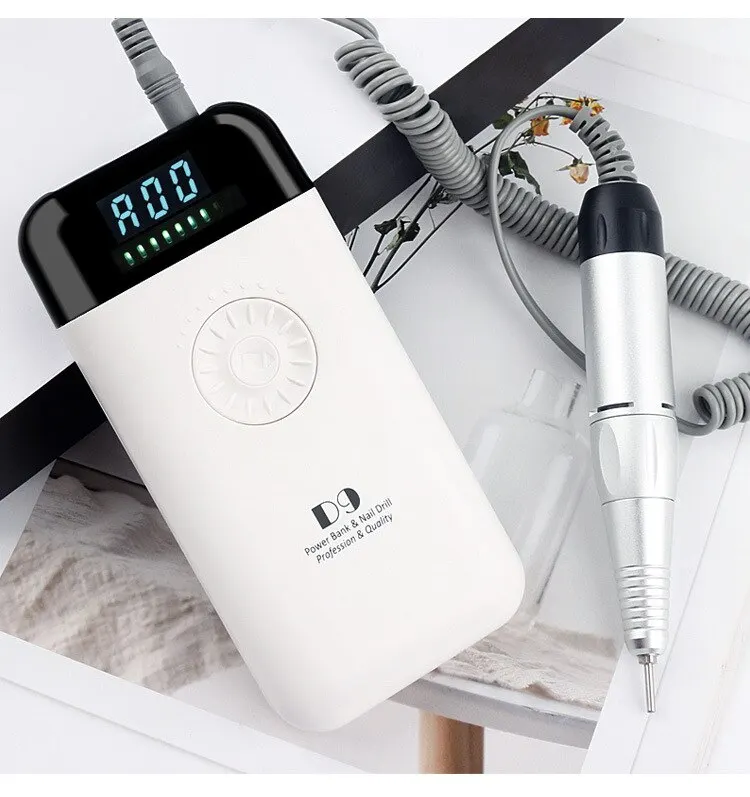 2022 Cheapest Custom product nail drill 0~35000RPM portable rechargeable drill manicure polish machine