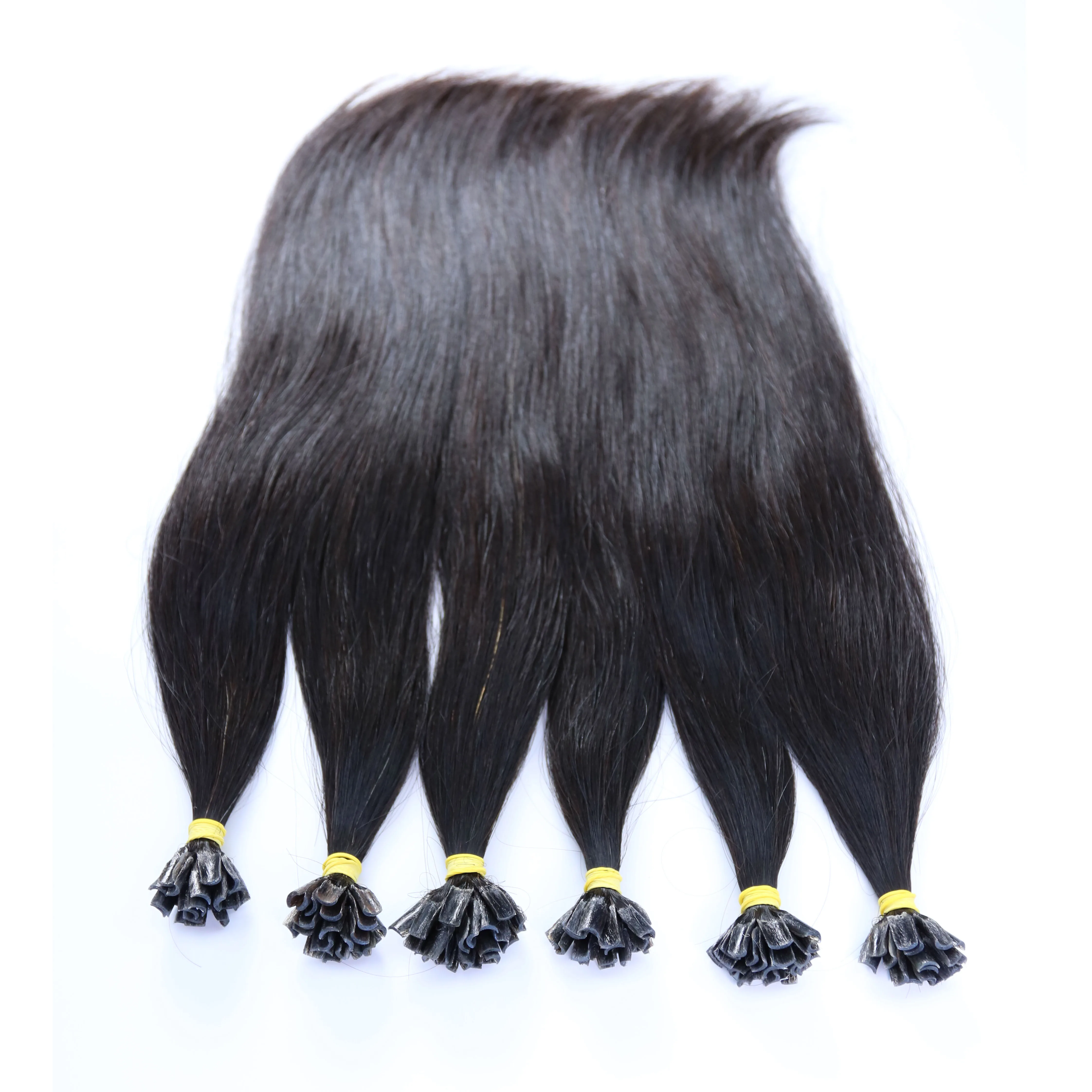 Cheap Wholesale Vietnamese Human Hair Extension U Tip Italy Keratin Prebonded raw cuticle aligned Hair Extensions