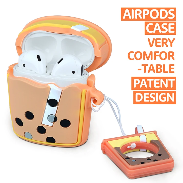 Milk Tea For Airpods Case For Airpod Case Bubble Tea For Airpods Case Keyring