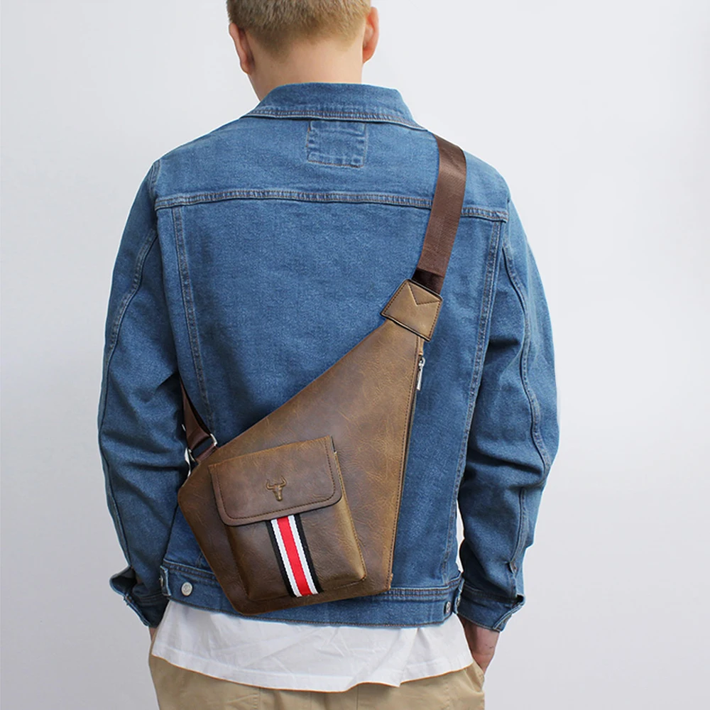 Korea crossbody messenger bag for men
