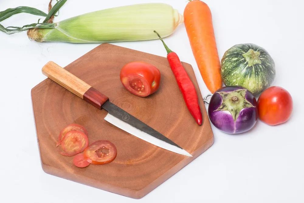 Petty 150  Hand Forged Steak  Knife  Popular Nature Wooden Handle  High Carbon Steel with High Quality and Factory Price