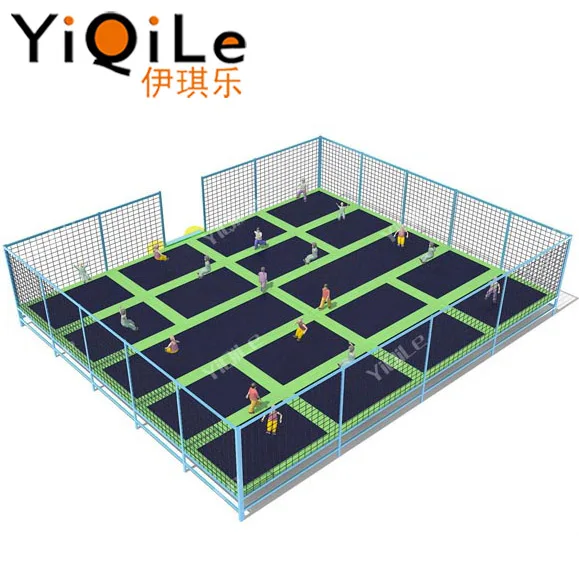 Cheap indoor trampoline park kids trampoline high jump mats for sale