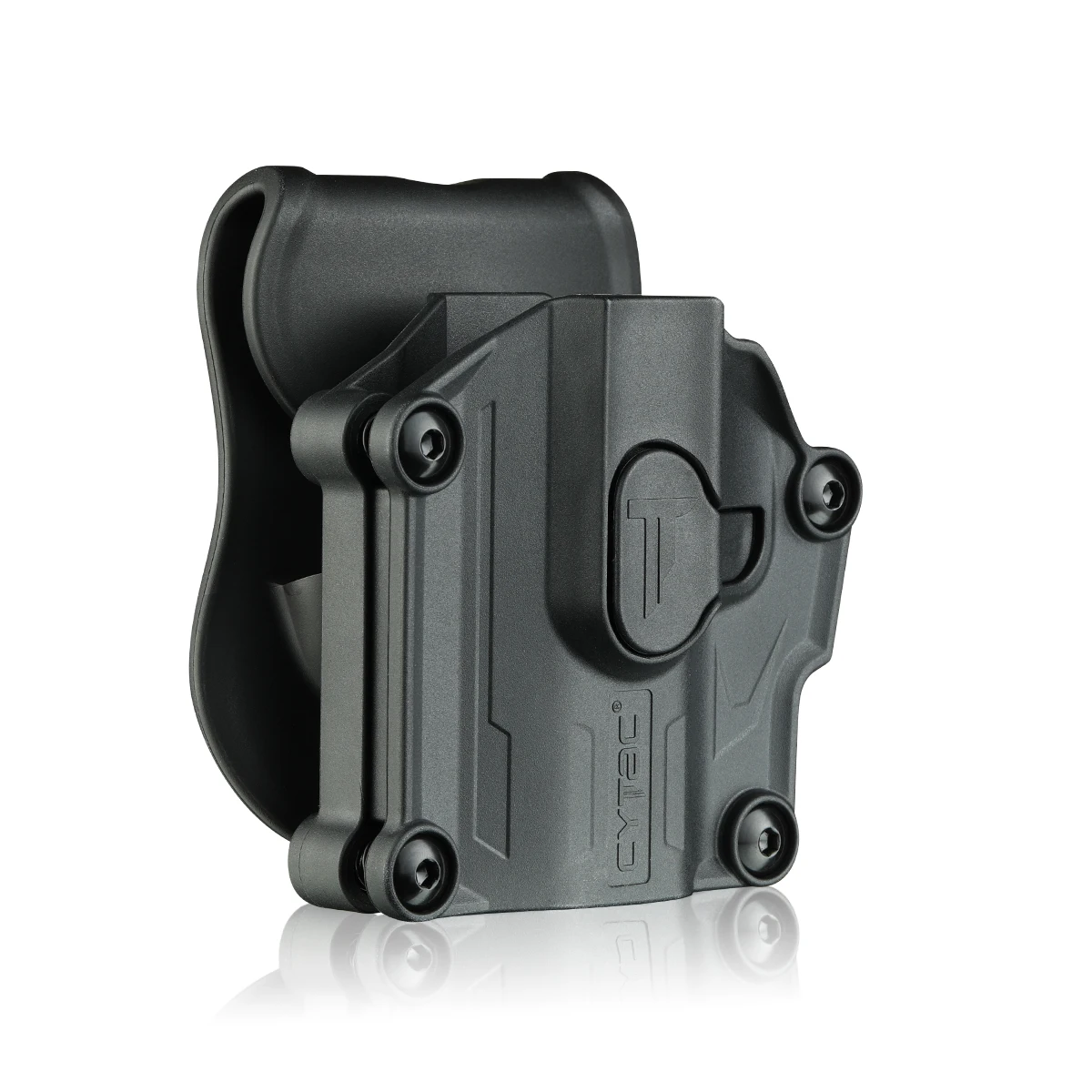 Cytac Adjustable Tactical Polymer Compact Mega-fit Holster Universal Holster Left Hand