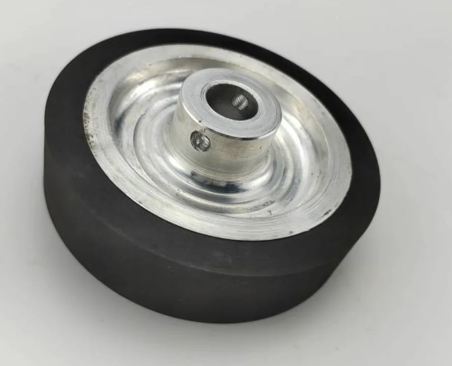 98x25-15 mm Rubber coating Alum Center Drive Wheel