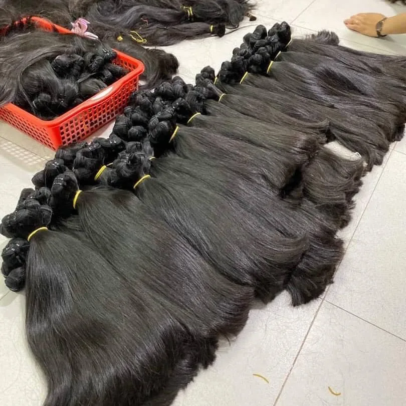 
Нехимические натуральные волосы для наращивания, не спутываются, не выпадают, натуральные прямые волосы, хит продаж 2020 