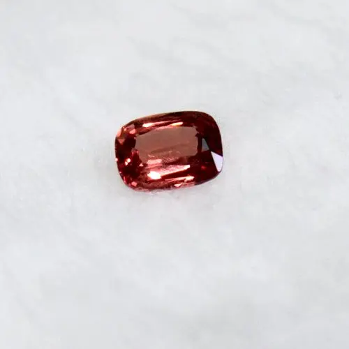 Natural Padparadscha Orange Spinel Cushion Shape Faceted loose gemstone polished cabochon making jewelry