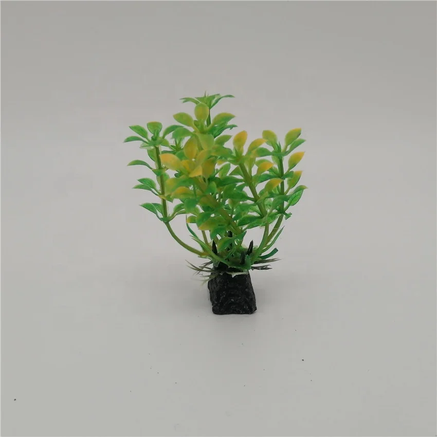 Plastic PVC OEM aquarium Artificial aquatic water grass landscaping plants water weeds red tree