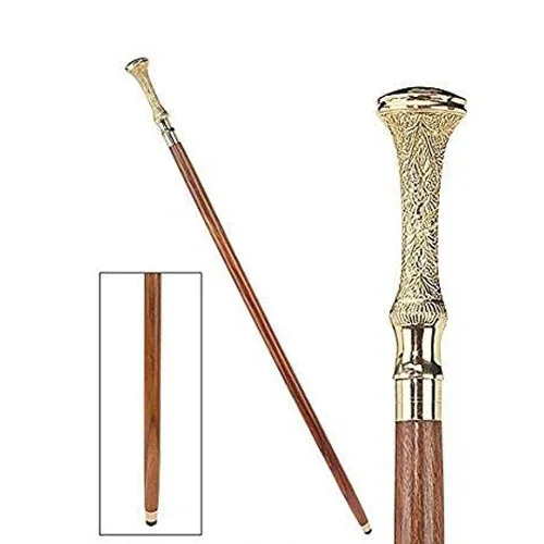 wholesale custom made walking stick natural Obsidian with padauk cane to commemorate collection of market