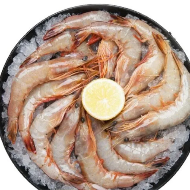  Морепродукты марки MiCAN FOOD свежие замороженные белые креветки из