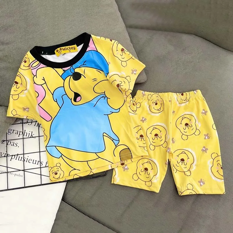 
High Quality Girls Clothing Sets Polyester 3D Printed Animated Cartoon 