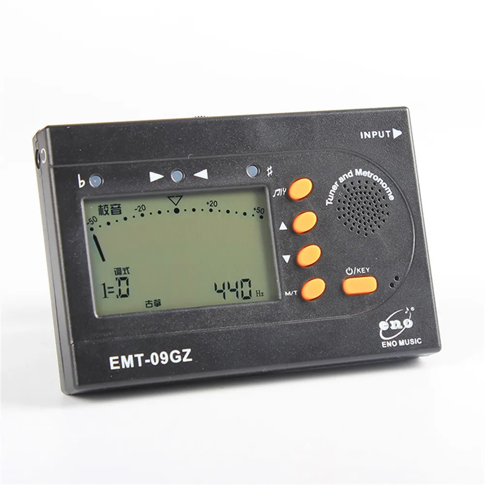 
wholesales EMT-09GZ Microphone pickup tuner electronic metronome tone setter Zither dedicated tuner three in one 