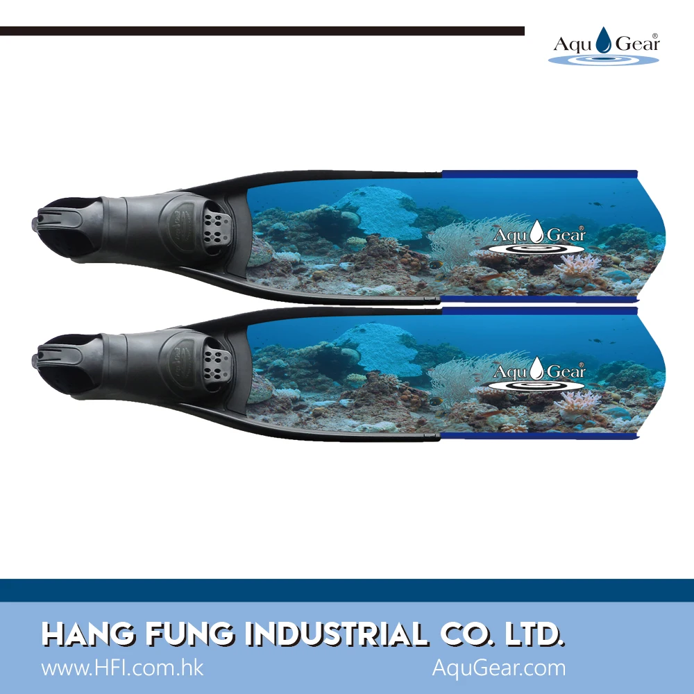CAMO FIBERGLASS SCUBA DIVING FIN