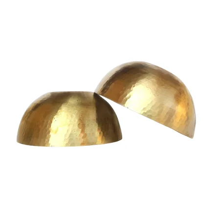 Brass Gold Plated Serving Bowls For Kitchen Table Decor Snacks Food Fruits Bowl At Competitive Price