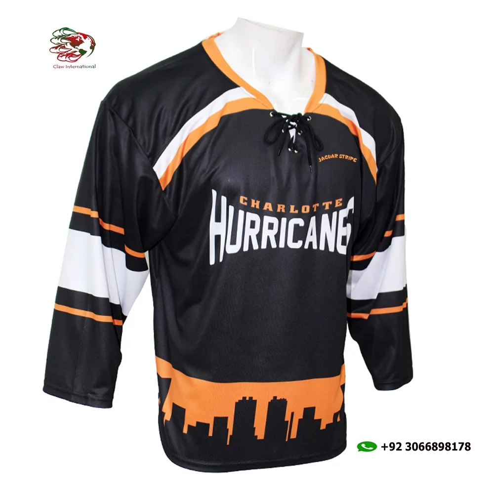 OEM Sublimated  ice Hockey    Printing Cheap  Ice Hockey jersey uniform