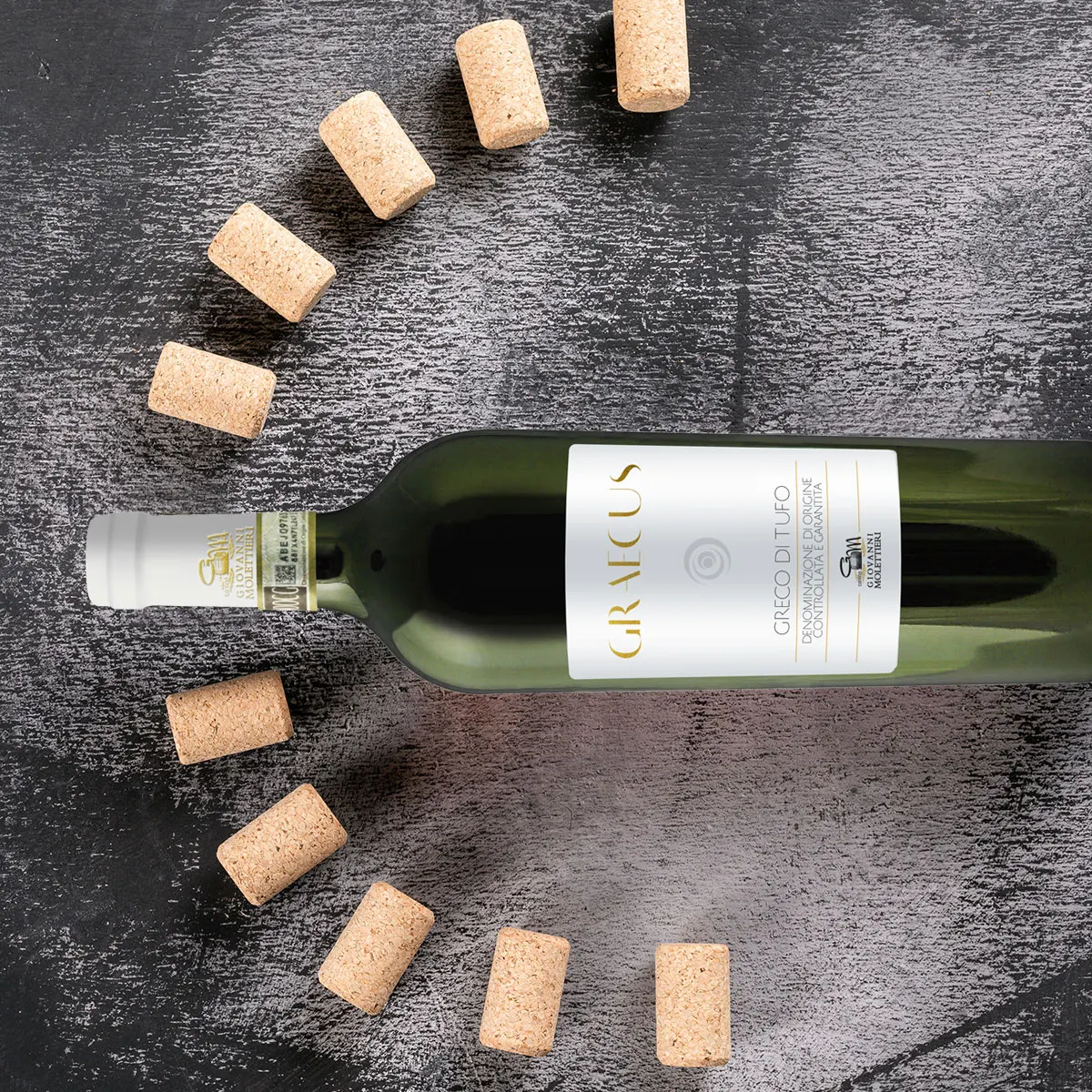 
Best Rank | OEM Italian | Yellow Wine GRAECUS greek Tuff Made in Italy Avellino 750 ml | for ship 