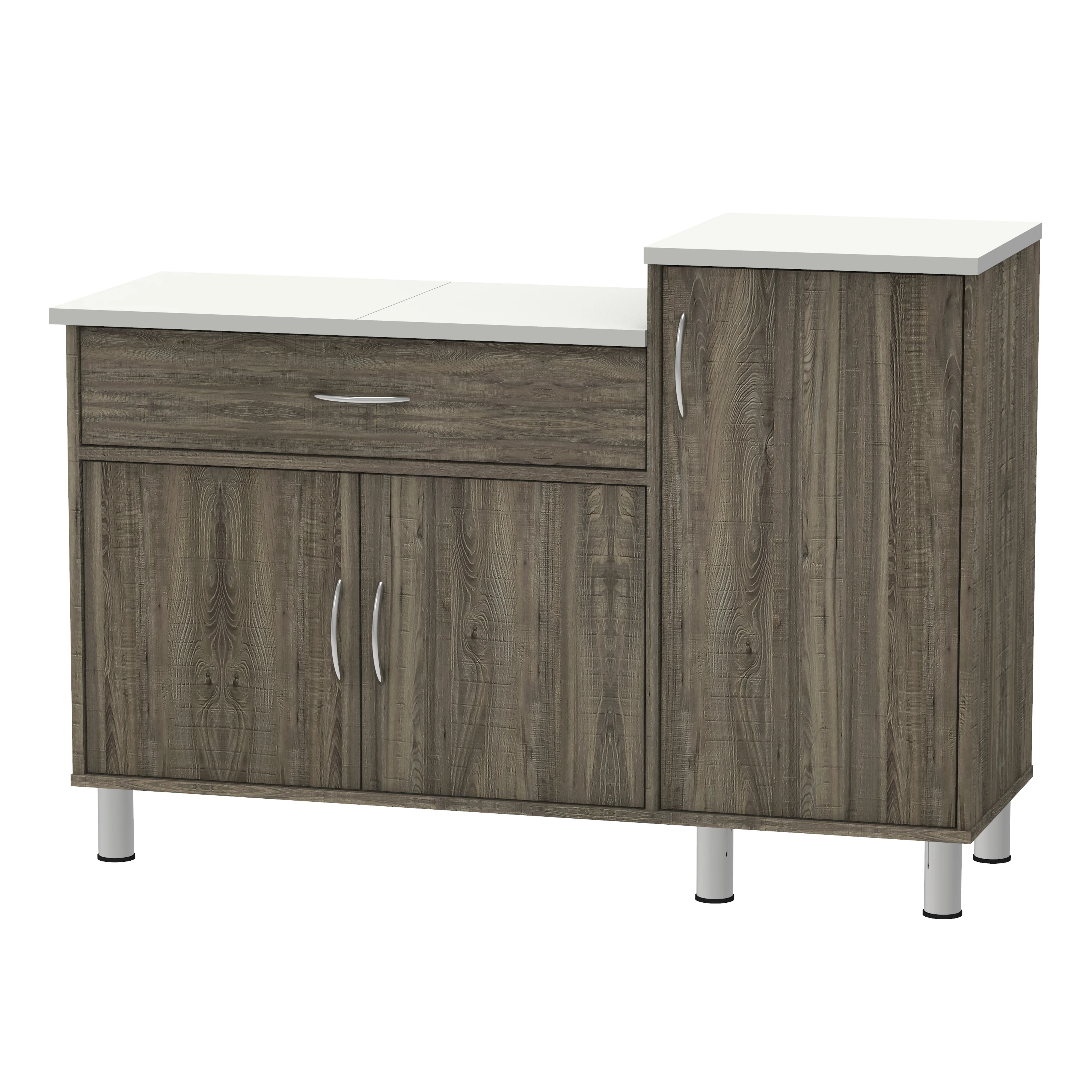 Big Capacity 1 Drawer and 2 Shelf with Door Wooden Kitchen Cabinet Made in Malaysia 2109