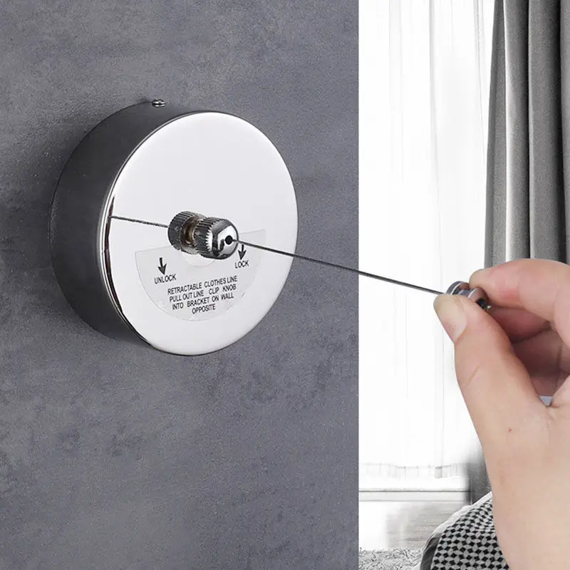 Windproof 3m adjustable strength nylon durable non-slip drying drying rack rope clothesline laundry