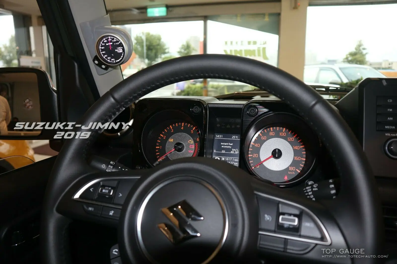 
A Pillar Gauge Pod 52mm LHD compatible with Suzuki Jimny 2019 2020 2021 