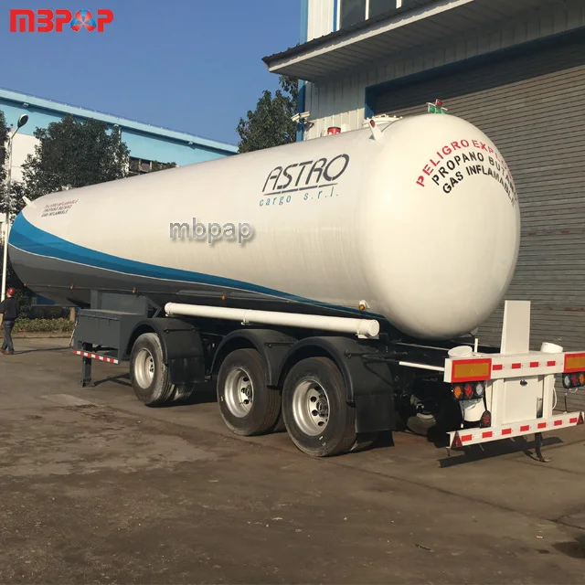 3-х осевой 46CBM Топливный Танкер Прицеп топливный танкер грузовик насос для перекачки газа