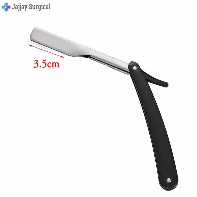 Профессиональная ручная бритва острый бритвенный станок прямая Парикмахерская с лезвием нержавеющая сталь индивидуальный логотип одно лезвие