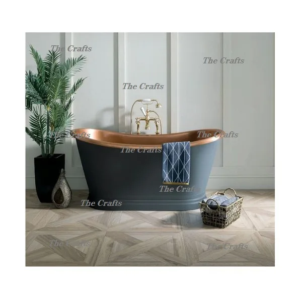 Bulk Copper Black Powder Coated Bath Tub For Bathroom Usage Free Standing Bath Tub At Affordable Prices