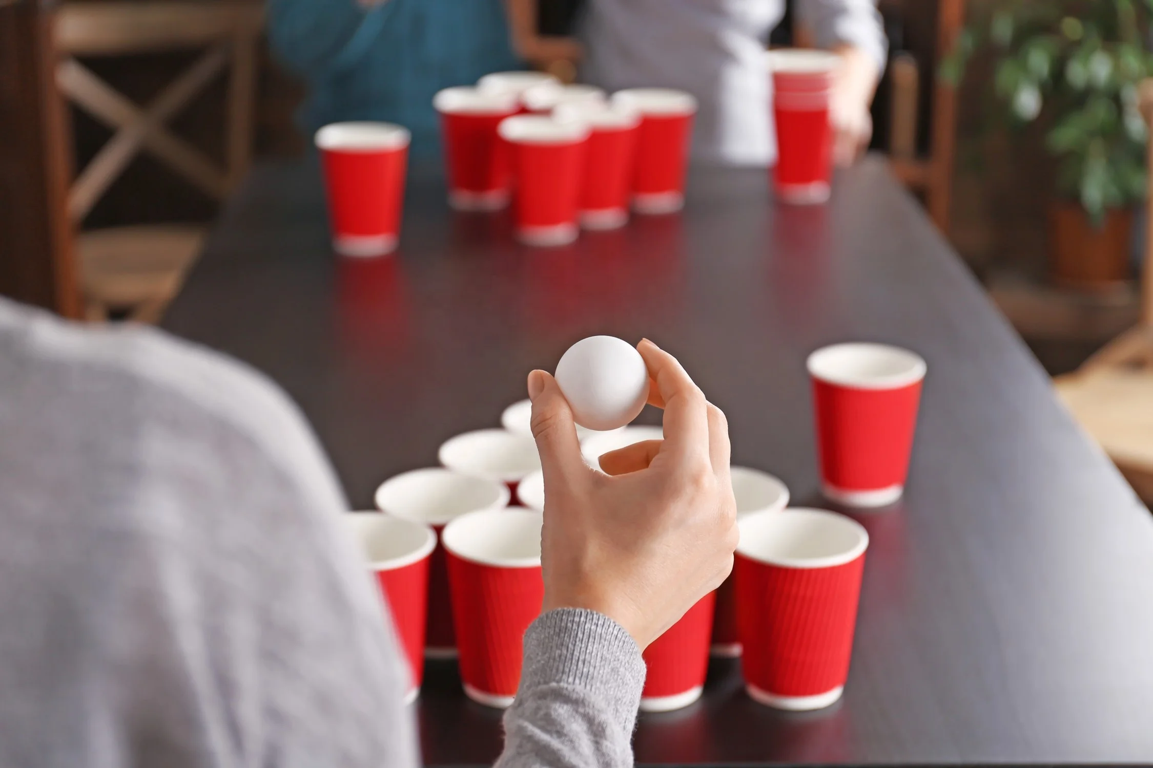 Набор Beerpong, лидер продаж, набор для пива и понга под заказ с шариками для пива и понга