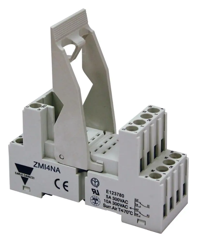 ZMI2NA Карло Gavazzi релейный разъём для 8-контактный 14-контактный Электромагнитный Мини-реле DPDT SPDT