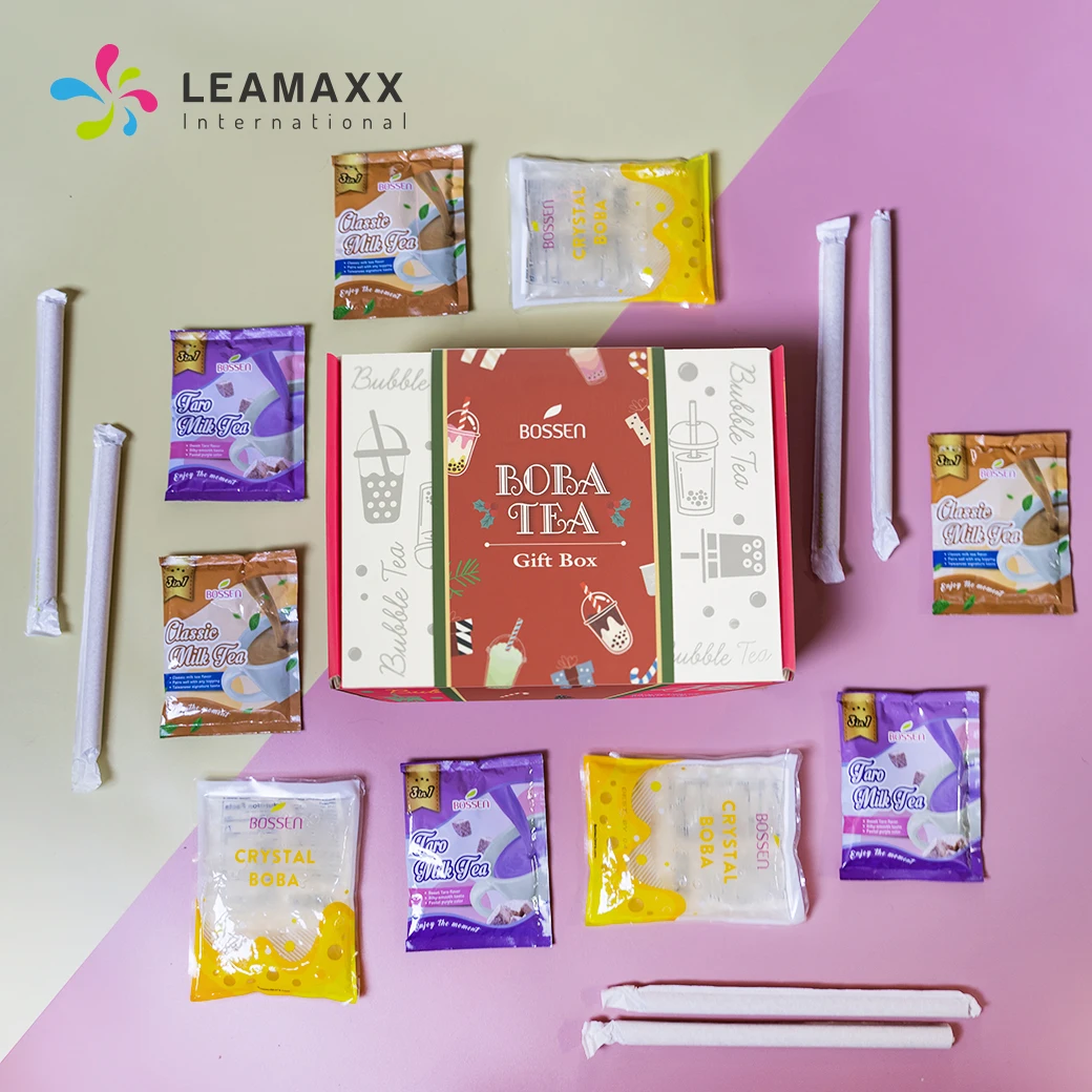 Тайваньский новый продукт DIY пузырьки Tapioca жемчужный молочный чай Boba Taro набор для молока и чая поставка 6 порций доступны индивидуальные принты