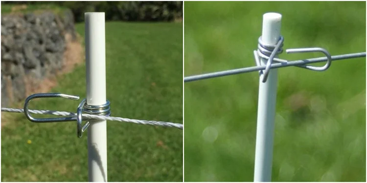 Металлический столб забора электрический из стекловолокна