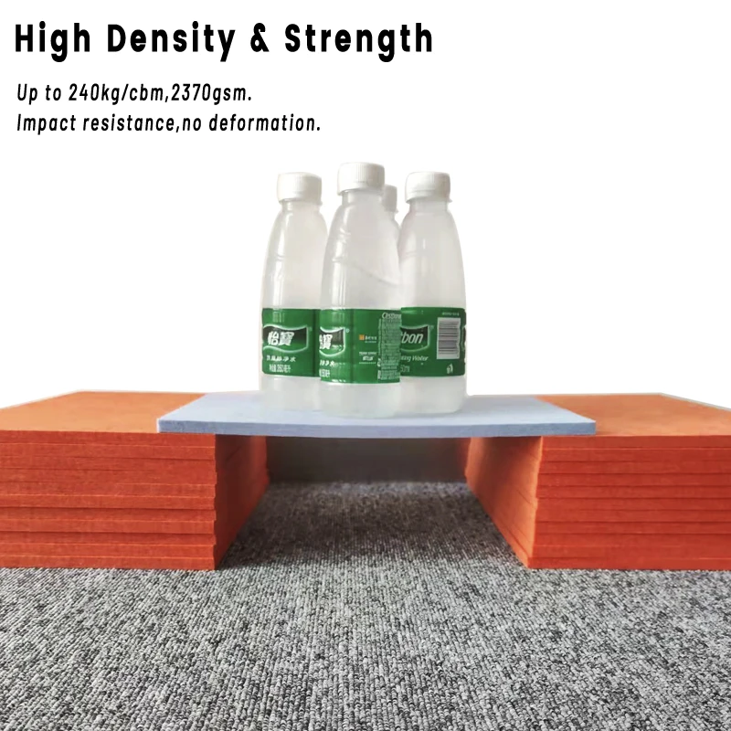 EU Standard PET Felt Acoustic Panels Soundproof 100% Polyester Fiber Acoustic Panels