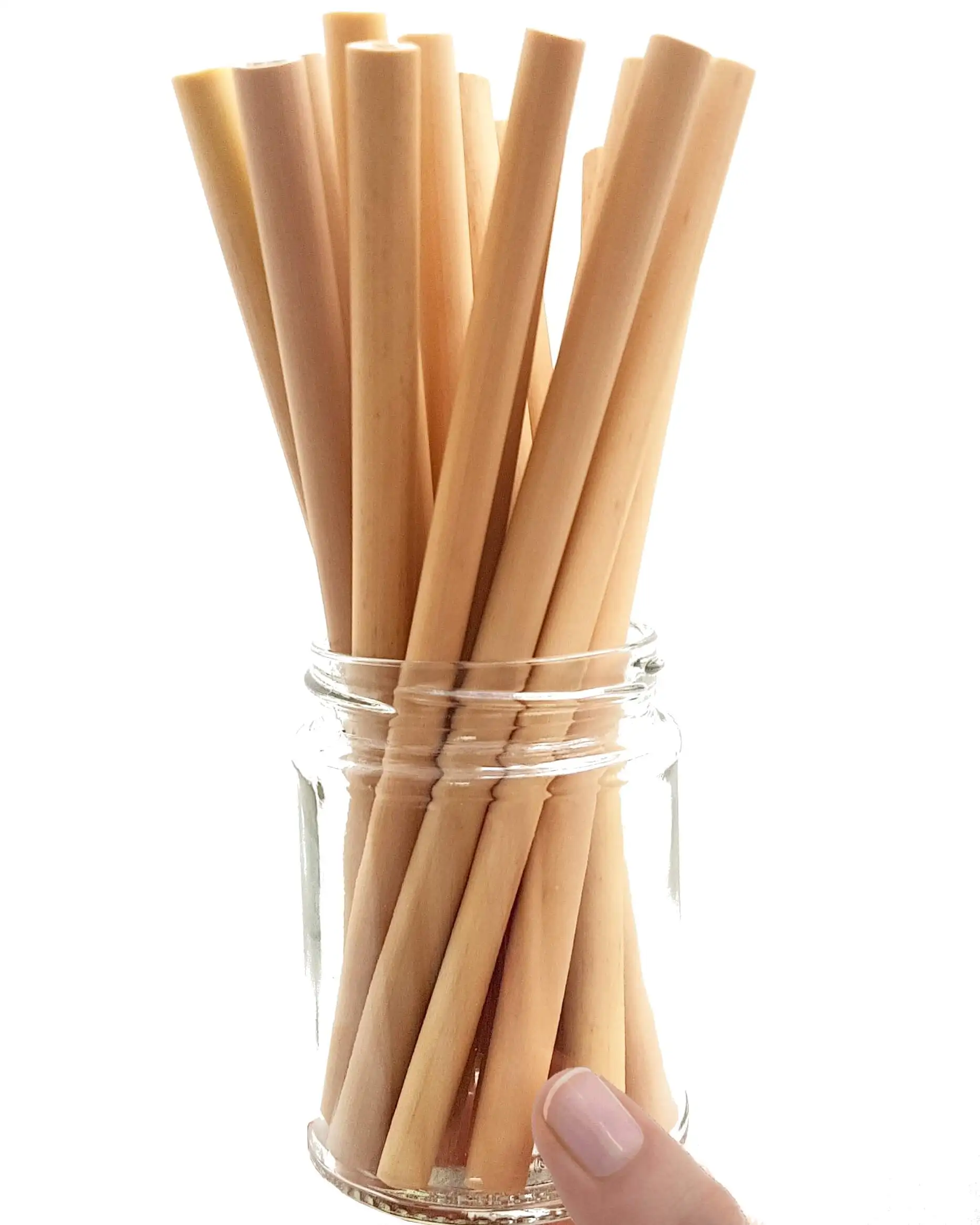Multi-purpose bamboo bubble tea straw bamboo reusable straw set bamboo straws eco friendly