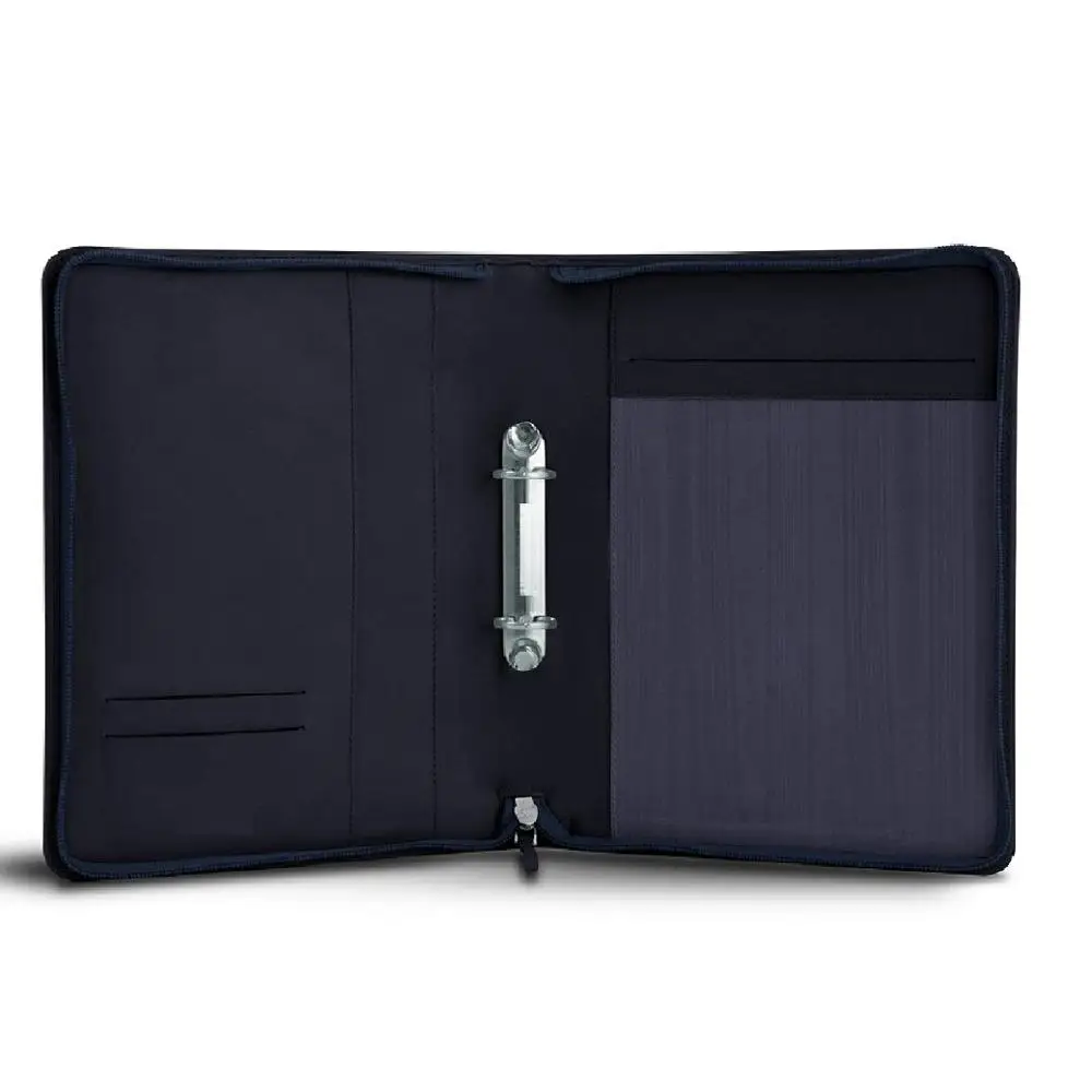 Metal Ring Binder Mechanism with Large Capacity / A6 Leather Ring Binder Folder / New Customizable Mini 3 Ring Binder