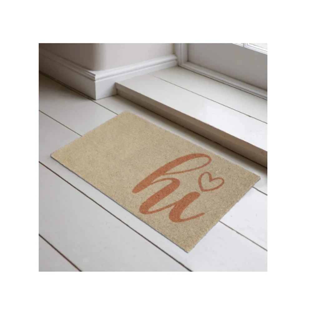 Custom Design Jute Rugs Doormat Jute Area Rugs Printed Natural Coir Entrance Mat At Best Price