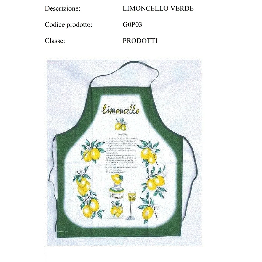Italian aprons in cotton