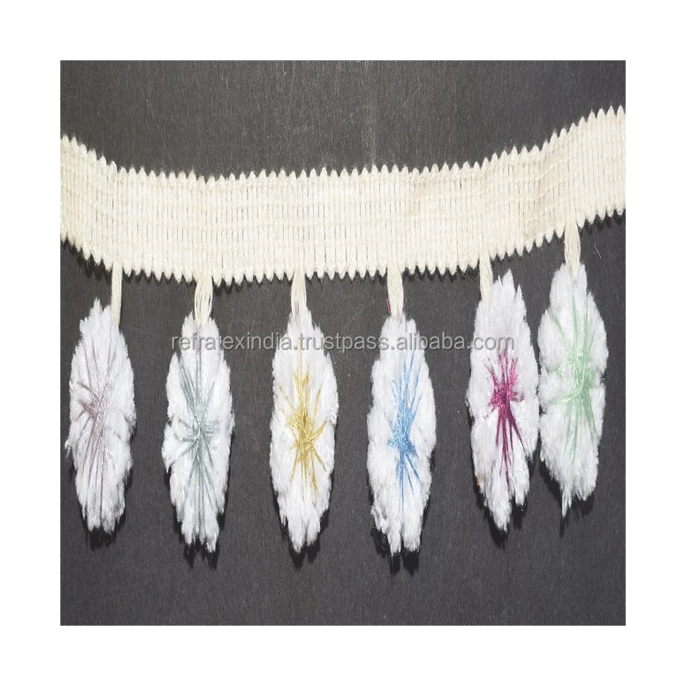 Поставщик декоративной бахромы с помпоном бахрома отделка для наволочек сумок лучшего качества и по низкой цене