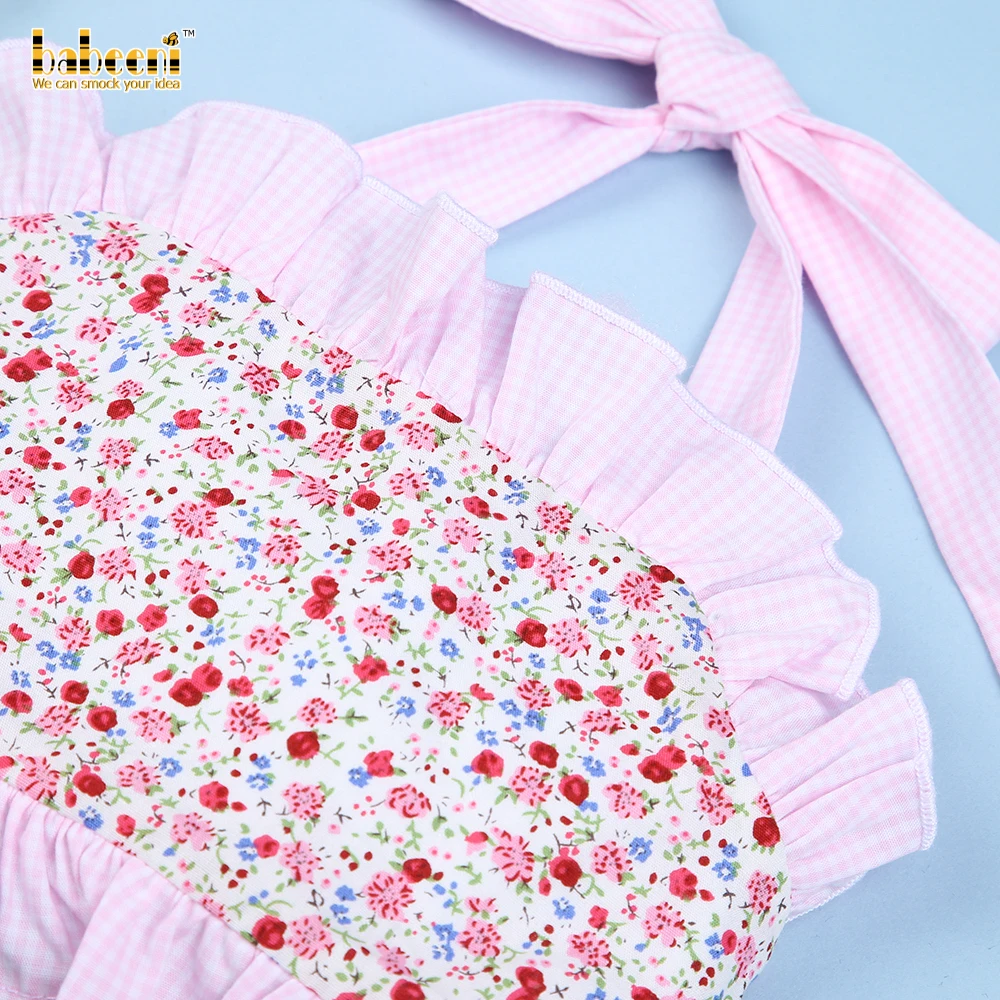 Цветочные Купальники для девочек из двух частей OEM ODM оптовая продажа детской одежды-BB2435