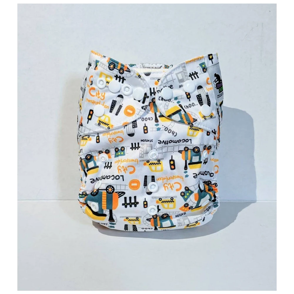 Baby 100% organic cotton reusable diaper with inserts for unisex muslin cloth diaper for manufacturers and exporters from India