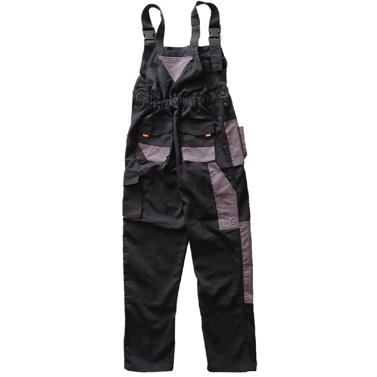 Bib pocket coverall unisex workwear uniform pant trouser construction clothing with custom design colour size branding labelling