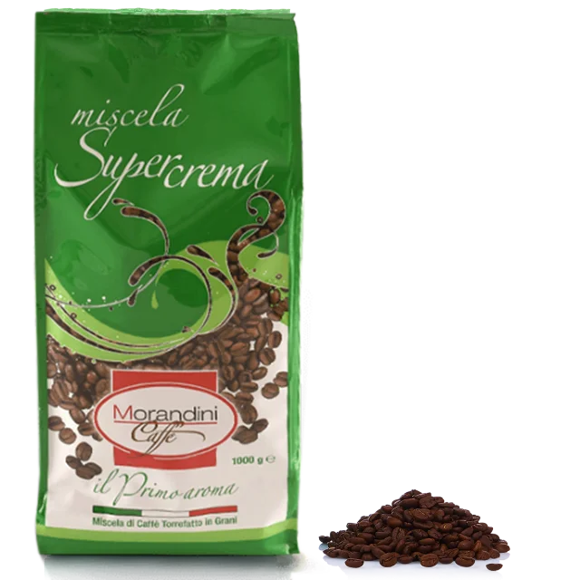 BEST QUALITY Made in Italy roasted coffee beans Caffe Morandini blends 1000g whole beans for retail