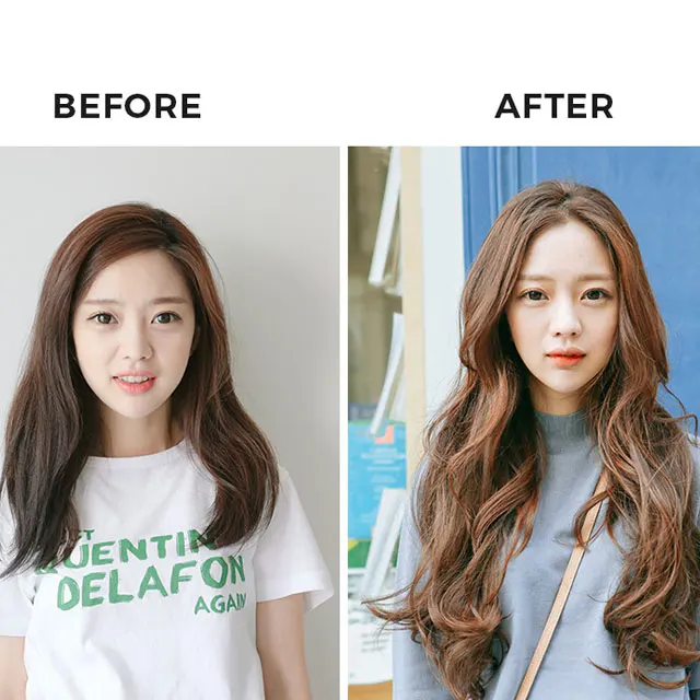 Korean Style Reflash Perm 4PCS Fashion Hair extensions Wig