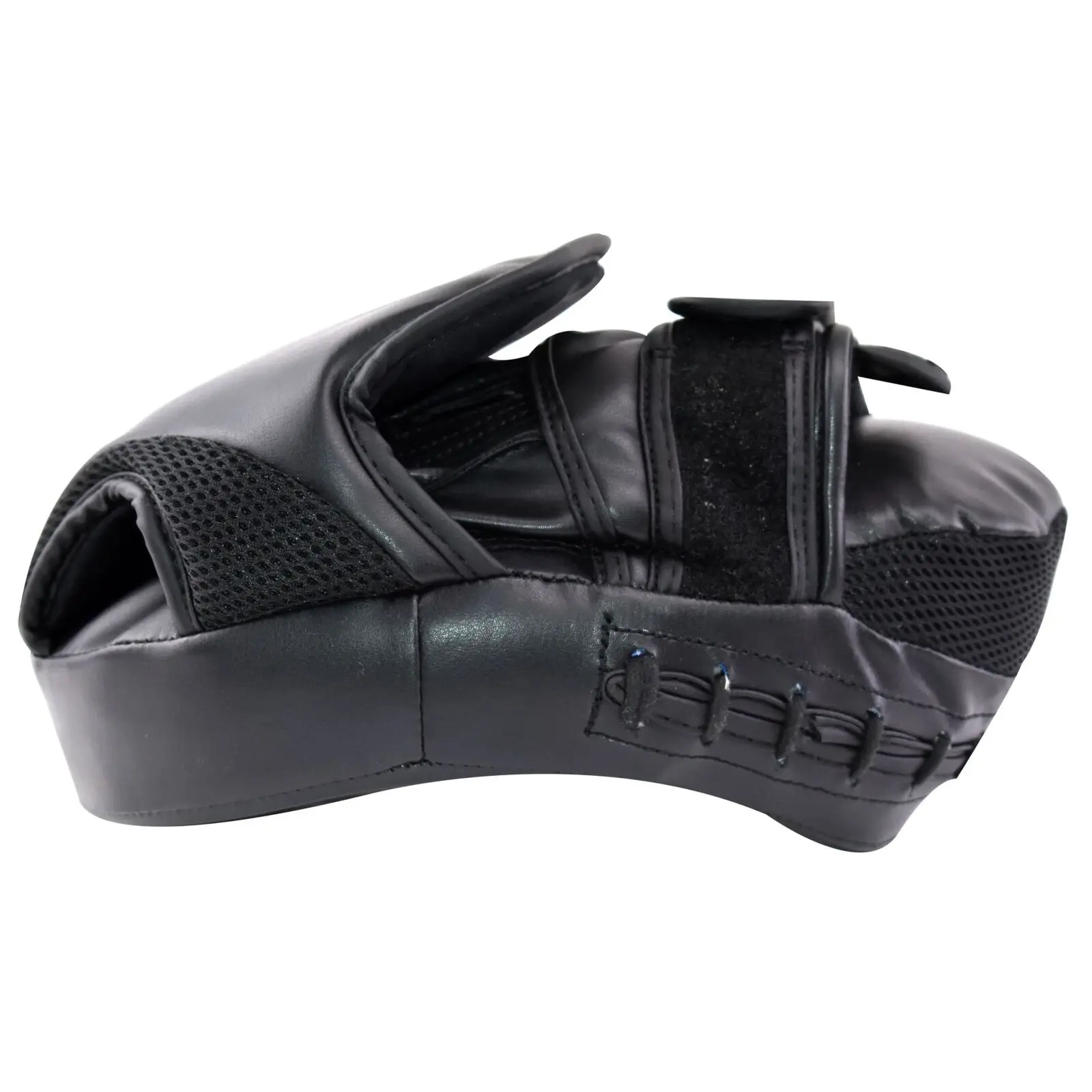 Wholesale Custom made leather durable curved kick Focus Pads Hook & Jab Mitts Punching Kick Boxing Muay Thai Martial Arts